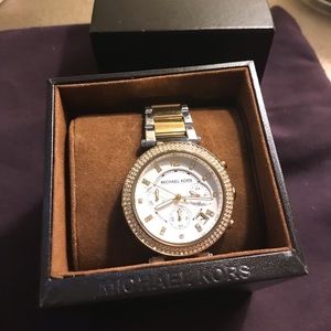 Micheal Kors 2-tone watch